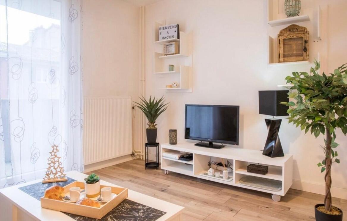 Charmant Appartement T1 Macon Luaran gambar